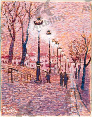 登録作品のモンマルトルにて