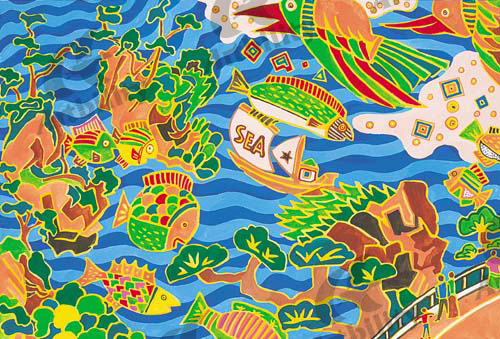登録作品の松島の魚たち