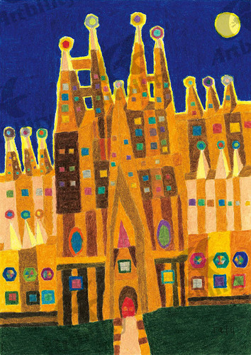 登録作品のバルセロナの聖堂