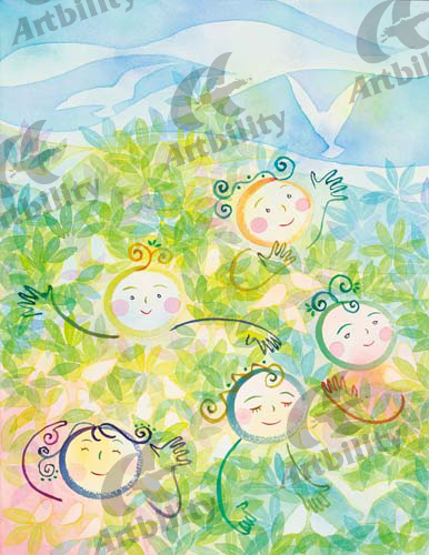 登録作品の大きな木③（そよ風）