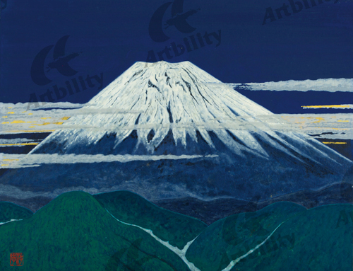 登録作品の富士山図